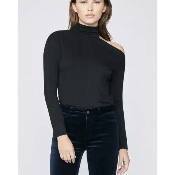 Paige Liara Bodysuit Women's One Piece L Black - Picture 1 of 6